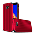 Pikkukuva 1 / 2: Samsung Galaxy J4 Plus (2018) matkalaukku hybridikotelo - Punainen Red