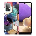 Miniatyrbillede 1 af 2: Marble Samsung Galaxy A32 5G Etui - Colorful Cube Tile Multicolor