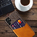 Pikkukuva 2 / 4: Bofink Samsung Galaxy S23 Ultra Card Suojakuori - Ruskea Brown