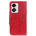 Miniatyrbillede 2 af 2: Alpha OnePlus Nord 2T læder flip etui - Rød Red