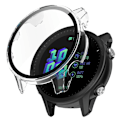 Miniatyrbild 1 av 2: Garmin Forerunner 955 skyddsfodral med härdat glas - Transparent Transparent