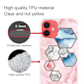 Pikkukuva 2 / 2: Marble iPhone 13 Suojakotelo - Hexagon Fragment Marble Multicolor