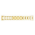 Miniatyrbillede 2 af 2: Samsung Galaxy Watch Active D-formet urrem med rhinsten - guld Gold