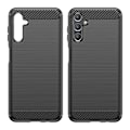 Miniatyrbillede 2 af 6: Carbon Flex Etui Samsung Galaxy A14 - Sort Black