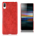 Pikkukuva 1 / 2: Sony Xperia L3 litchi tekstuuri nahkakotelo - Punainen Red
