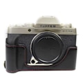 Pikkukuva 1 / 2: Fujifilm X-T200 kestävä nahkainen puolikas kotelo - Musta Black
