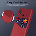 Miniatyrbillede 2 af 2: Bofink Samsung Galaxy A20e Card cover - Rød Red