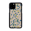 Miniatyrbillede 2 af 2: Man&Wood premium etui til iPhone 11 Pro Max - Blå Trekant Multicolor