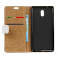 Miniatyrbillede 2 af 2: Samsung Galaxy J7 (2017) Smagsfuldt læder etui - Lyserød ugle Multicolor