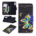 Pikkukuva 1 / 2: Butterfly Samsung Galaxy A70 nahkakotelo - Värillinen Perhonen Multicolor