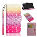 Miniatyrbillede 1 af 2: Sony Xperia 10 Plus mønster læder etui - glitter Elementer Multicolor