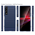 Pikkukuva 2 / 2: Carbon Flex Sony Xperia 1 IV kotelot - Sininen Blue