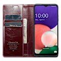 Pikkukuva 2 / 2: CaseMe Samsung Galaxy A22 5G Smooth Suojakotelo - Punainen Red