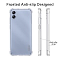 Miniatyrbild 4 av 6: ENKAY genomskinligt droppsäkert fodral för Samsung Galaxy A04e Transparent