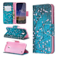 Miniatyrbillede 1 af 2: Wonderland Nokia 2.2 etui - Træ med Blomster Blue
