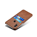 Miniatyrbillede 2 af 2: Dual Card Samsung Galaxy A20e cover - Brun Brown