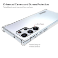 Miniatyrbild 5 av 6: Ultrasmalt transparent fodral för Samsung Galaxy S22 Ultra Transparent
