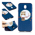 Miniatyrbillede 1 af 2: Samsung Galaxy J7 (2017) Lækkert blødt cover - Ugle på gren Multicolor