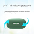 Miniatyrbillede 4 af 4: JBL Wave Flex silikoneetui med spænde - Sortliggrøn Green