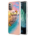 Pikkukuva 1 / 2: Marble design Nokia G11 / Nokia G21 kotelot - Never Stop Dreaming Multicolor