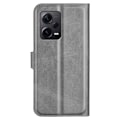 Pikkukuva 2 / 2: Lompakko Nahkakotelo For Xiaomi Redmi Note 12 Pro Plus - Harmaa Silver grey