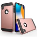 Miniatyrbillede 2 af 2: iPhone Xs Max børstet kombinationsetui - Rosaguld Multicolor