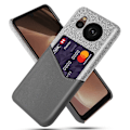 Pikkukuva 1 / 2: Bofink Sharp Aquos Sense 7 Plus Card Suojakuori - Harmaa Silver grey