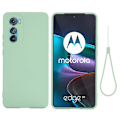 Pikkukuva 1 / 2: Matta nestesilikoninen kuori Motorola Edge 30 - Vihreä Green