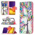 Miniatyrbillede 2 af 2: Wonderland Samsung Galaxy A82 5G Flip etui - Farvet træ Multicolor