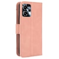 Miniatyrbillede 2 af 6: Stilfuldt Læder Etui med Pung til Motorola Moto G23 / G13 - Lyserød Pink
