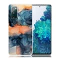Miniatyrbilde 1 av 2: Marble Samsung Galaxy S20 FE 5G / S20 Fe Etui - Orange Between The Blues Multicolor