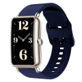 Miniatyrbillede 3 af 4: Huawei Watch Fit Mini / TalkBand B6 / B3 silikone urrem - Midnatsblå Blue