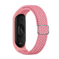 Miniatyrbild 1 av 2: Xiaomi Mi Band 7 / 6 / 5 klockarmband i elastisk nylon - Rosa Rosa