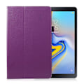 Miniatyrbillede 1 af 2: Samsung Galaxy Tab A 10.5 beskyttelsesetui i kunstlæder med stativ - Lilla Purple