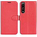 Pikkukuva 1 / 2: Classic Sony Xperia 1 IV flip kuoret - Punainen Red