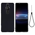 Pikkukuva 1 / 2: Matta nestesilikoninen kuori Sony Xperia Pro-I - Musta Black
