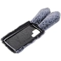 Pikkukuva 2 / 2: Pörröinen kani Samsung Galaxy S22 Ultra kotelot - Tummanharmaa Silver grey