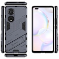 Pikkukuva 5 / 6: Shockproof Hybrid Suojakuori With A Modern Touch For Huawei Nova 9 Pro / Honor 50 Pro - Tummansininen Blue