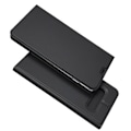 Miniatyrbillede 1 af 2: Samsung Galaxy S10 Plus absorberings læderetui - Sort Black