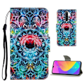 Miniatyrbillede 1 af 2: Wonderland Xiaomi Redmi 9 Flip etui - Mandala blomst Multicolor
