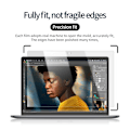 Miniatyrbild 3 av 6: MacBook Pro 13 M2 (A2338, 2022) / (2020) anti-blue light tempered glass screen protector Transparent