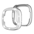 Miniatyrbild 1 av 2: Fitbit Sense 2 / Versa 4 elegant strassdekorationsskydd - Silver Silvergrå