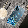 Pikkukuva 2 / 2: Deco iPhone 14 Pro kotelot - Siniset Kukat Blue