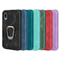 Miniatyrbillede 2 af 2: Stødsikkert lædercover med oval kickstand til Samsung Galaxy M02 / A02 - Matcha-Grøn Green