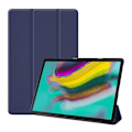 Pikkukuva 1 / 2: Samsung Galaxy Tab S5e kolminkertainen nahkakotelo - Tummansininen Blue
