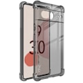 Miniatyrbillede 1 af 2: IMAK Airbag-cover til Google Pixel 7 - Gennemsigtig Sort Black