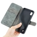 Miniatyrbillede 2 af 2: DG.MING Samsung Galaxy A10 Retro Etui - Grå Silver grey