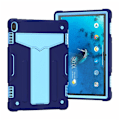 Miniatyrbillede 1 af 5: Lenovo Tab M10 silikone-hybrid-etui - Blå / Mørkeblå Blue