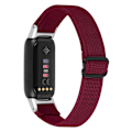 Pikkukuva 1 / 2: Fitbit Luxe nylonkellon hihna - Viininpunainen Red