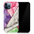 Miniatyrbilde 1 av 2: Marmordesign iPhone 13 Pro Max deksel - Lilla / Rose / Hvit / Grønn Multicolor